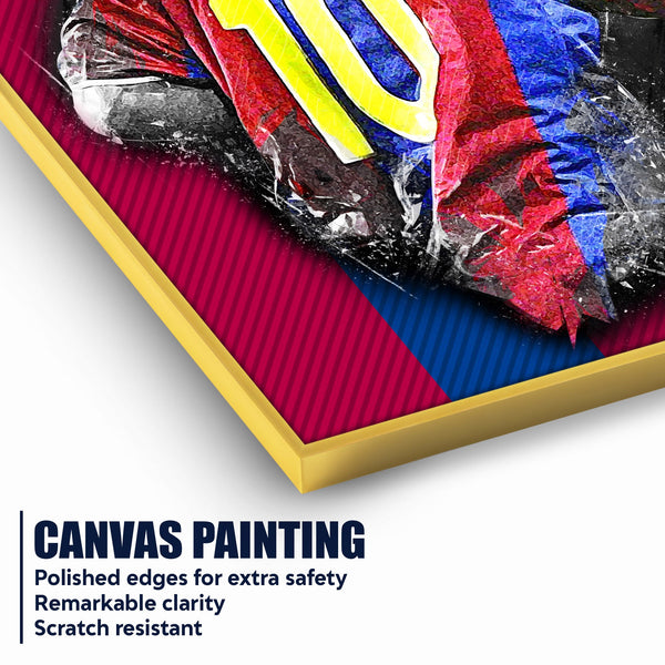 Barcelona Ronaldinho Gaúcho Cotton Canvas Wall Painting