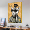 Be Sophisticated Wild Cotton Canvas Wall Painting
