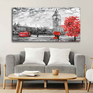 Beautiful City View of London Canvas Wall Painting