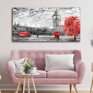 Beautiful City View of London Canvas Wall Painting