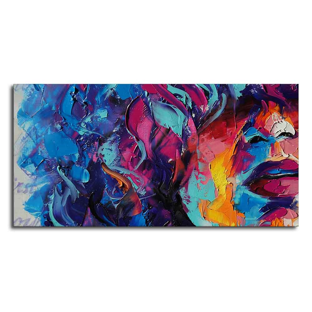 Beautiful Girl Abstract Art wall Painting