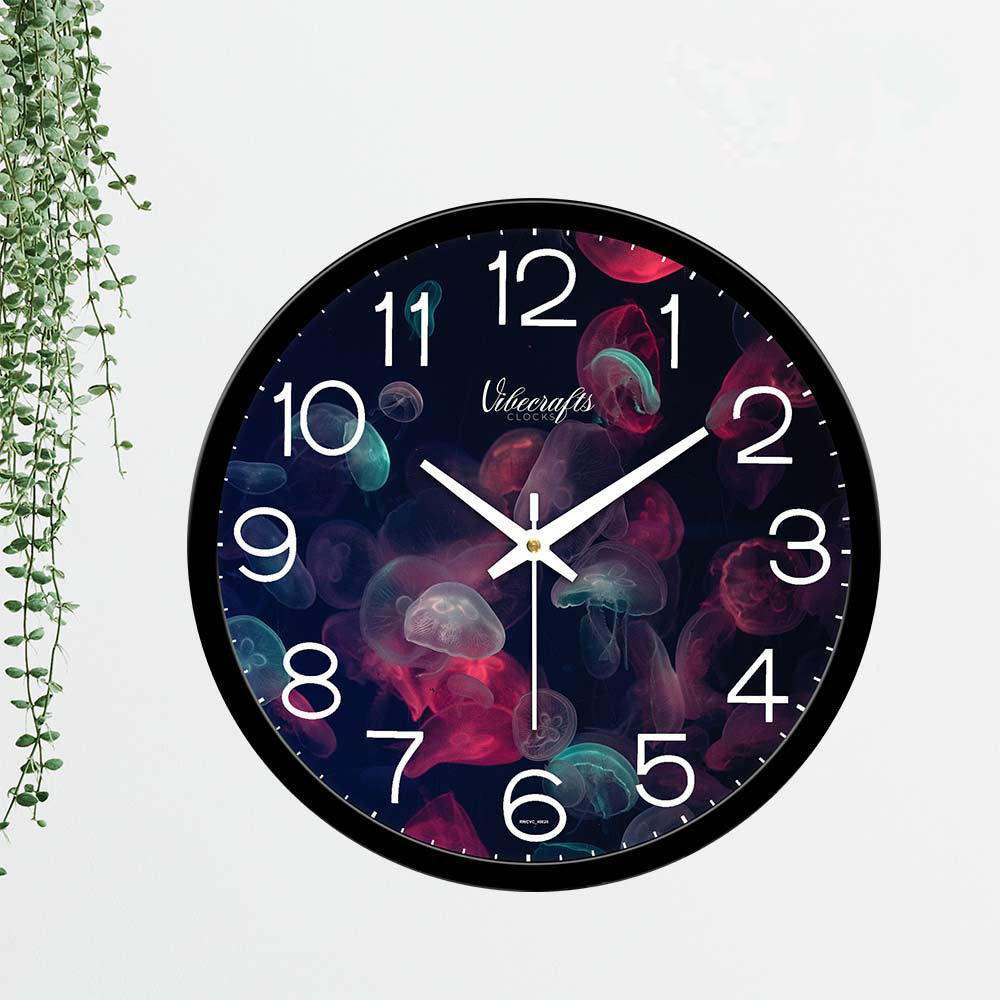 Beautiful Jellyfish Designer Wall Clock