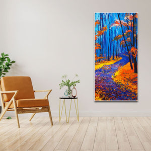 Beautiful Nature Wall Painting of Forest