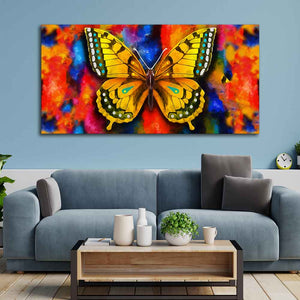 Beautiful Premium Canvas Wall Painting of Tiger Butterfly