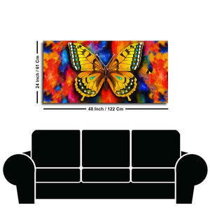 Beautiful Premium Canvas Wall Painting of Tiger Butterfly