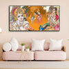 Beautiful Radha Krishna Canvas Big Wall Painting Wall Art