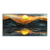 Beautiful Scenery of Mountain At Sunset Canvas Wall Painting
