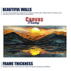 Beautiful Scenery of Mountain At Sunset Canvas Wall Painting