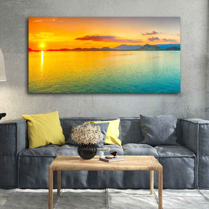 Beautiful Sunset Horizon Canvas wall Painting