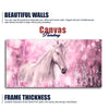Beautiful White Horse Premium Wall Painting