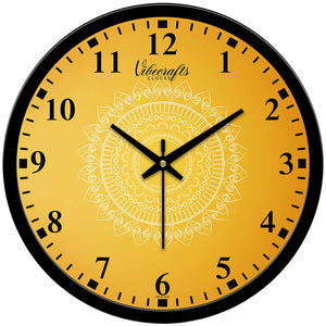 Yellow Wall Clock