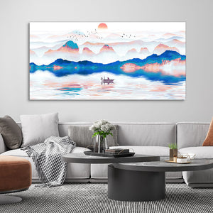 Beautiful Zen Life Scenery Canvas Wall Painting