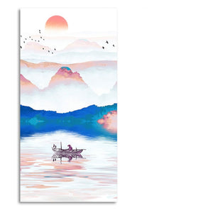 Beautiful Zen Life Scenery Premium Canvas Wall Painting