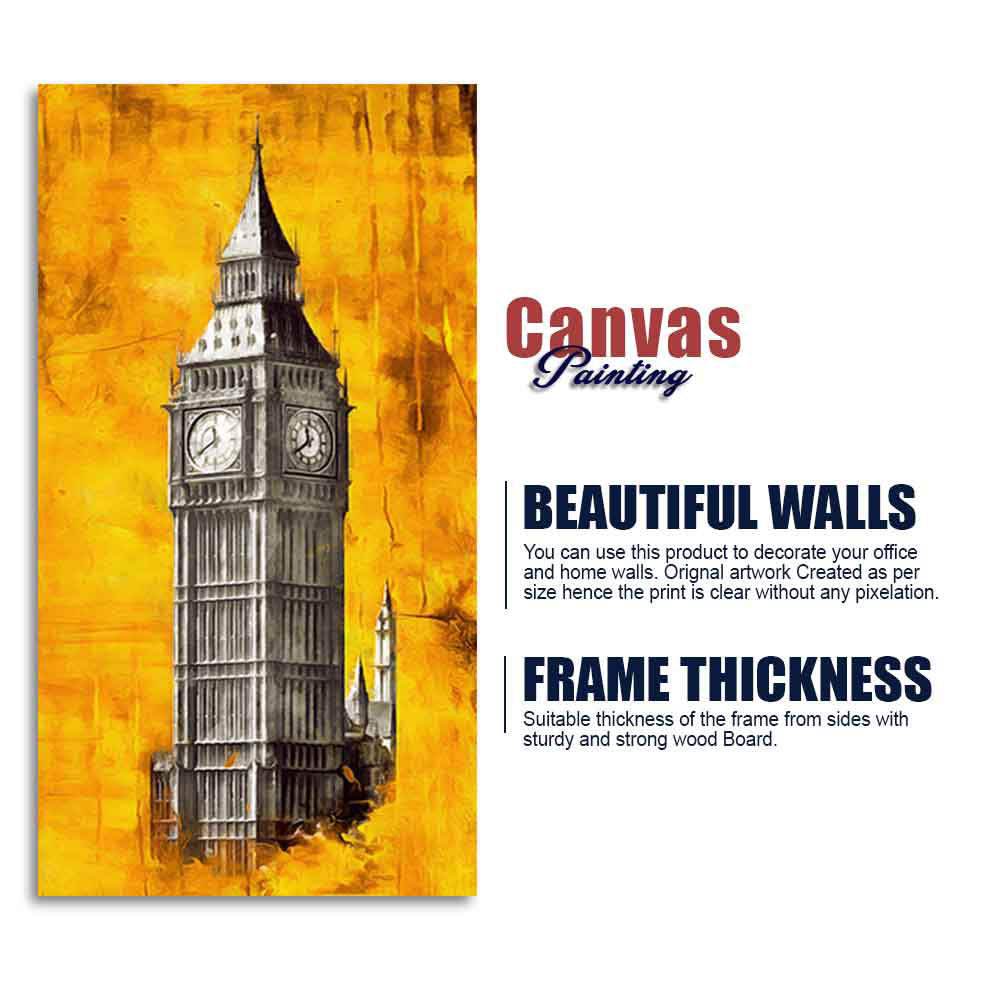 Big Ben of London Premium Canvas Wall Painting