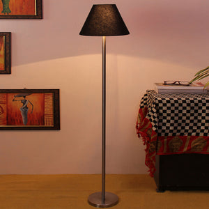 Black Decorative Conical Designer Steel Floor Lamp