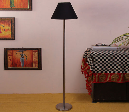 Black Decorative Conical Designer Steel Floor Lamp