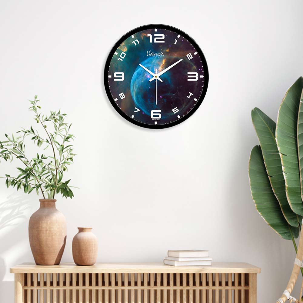 Blue Earth Designer Wall Clock