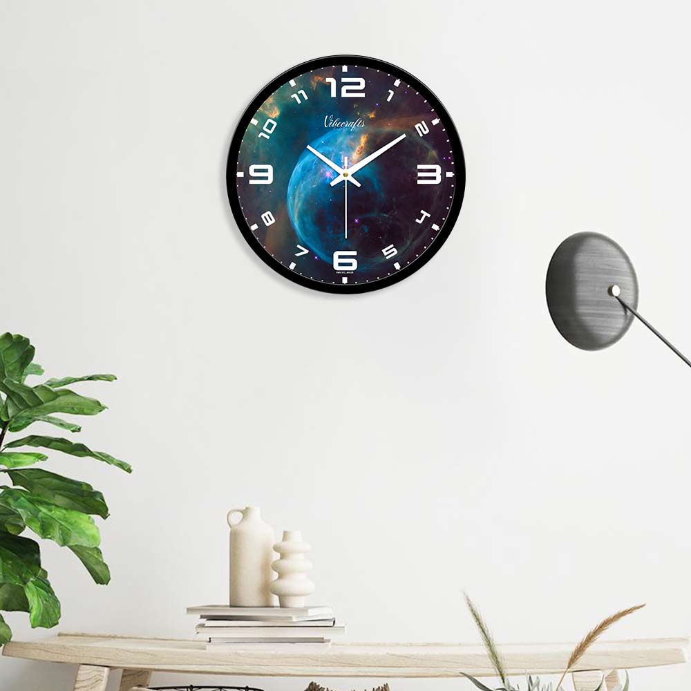 Blue Earth Designer Wall Clock