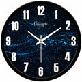 Blue 3D Designer Wall Clock
