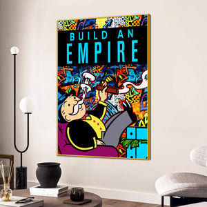 Build An Empire Not House Cotton Canvas Wall Painting