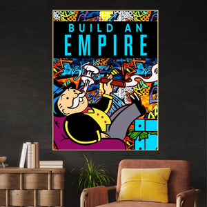 Build An Empire Not House Cotton Canvas Wall Painting