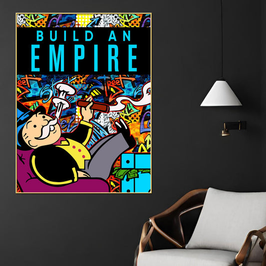 Build An Empire Not House Cotton Canvas Wall Painting