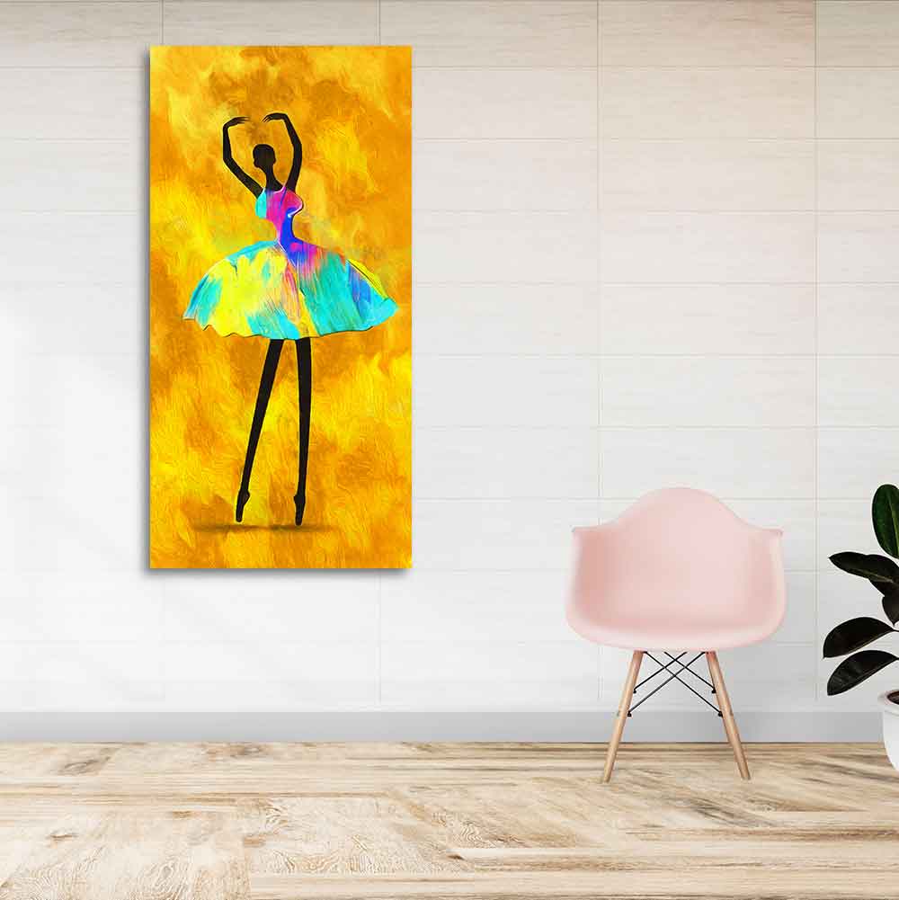 Canvas Wall Painting of Ballerina