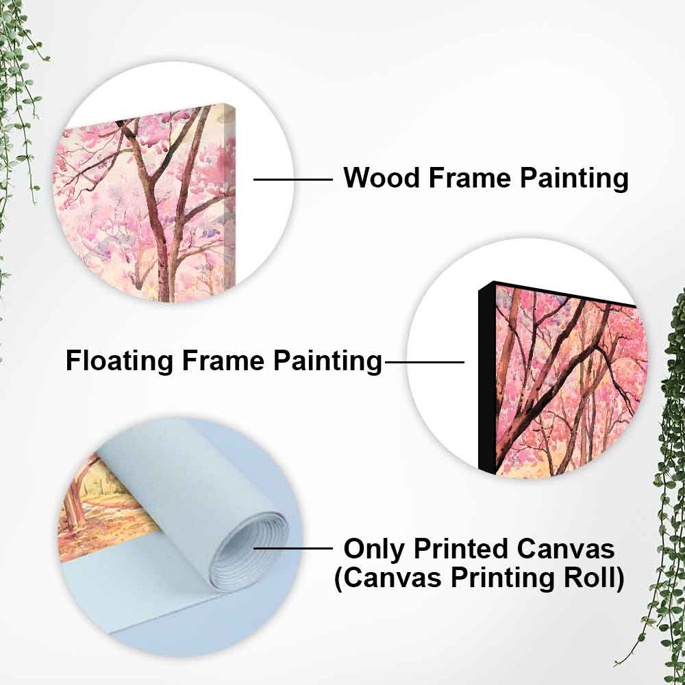 Cherry Blossom Tree Premium Wall Painting