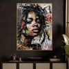 City Muse Street Queen Cotton Canvas Wall Painting