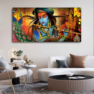 Classic Lord Krishna Premium Wall Painting