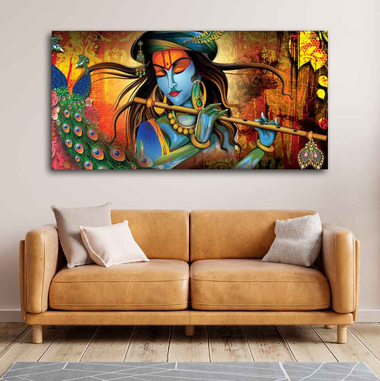 Classic Lord Krishna Premium Wall Painting