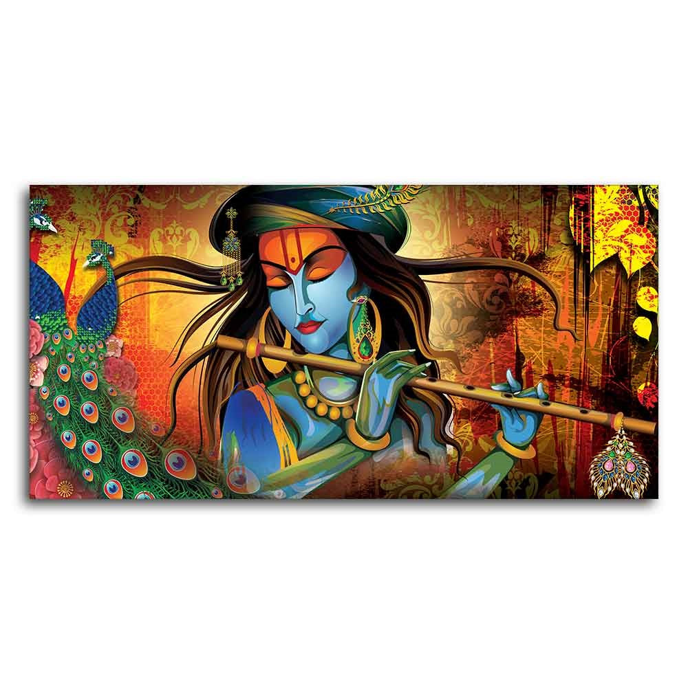 Classic Lord Krishna Premium Wall Painting