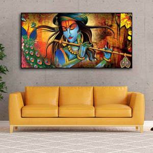 Classic Lord Krishna Premium Wall Painting