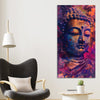 Close up of Lord Buddha Statue Canvas Wall Painting