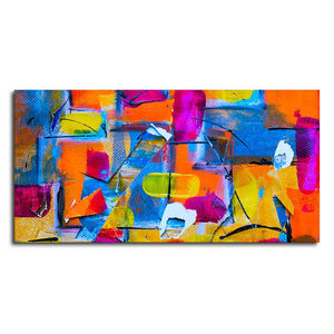 Colorful Abstract Art Premium Canvas Wall Painting