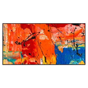 Colorful Abstract Floating Frame Wall Painting