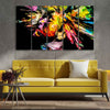 Colorful Abstract Human Head Wall Painting of Five Pieces
