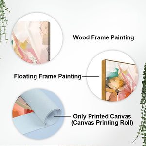 Colorful Flowers Abstract art Premium Canvas Wall Painting