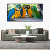 Colorful Mascaw Parrots Canvas Wall Painting