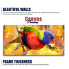 Colorful Parrot Abstract Art Wall Painting