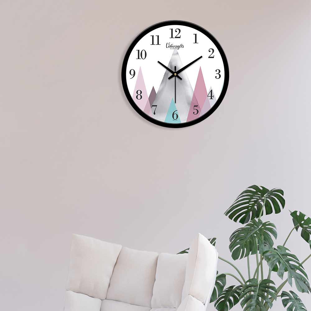 Colorful Design Wooden Wall Clock 