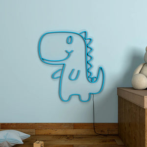 Cute Little Dinosaur Design Neon LED Light