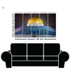 Dome of the Rock Islamic Monument Wall Painting Set of 5