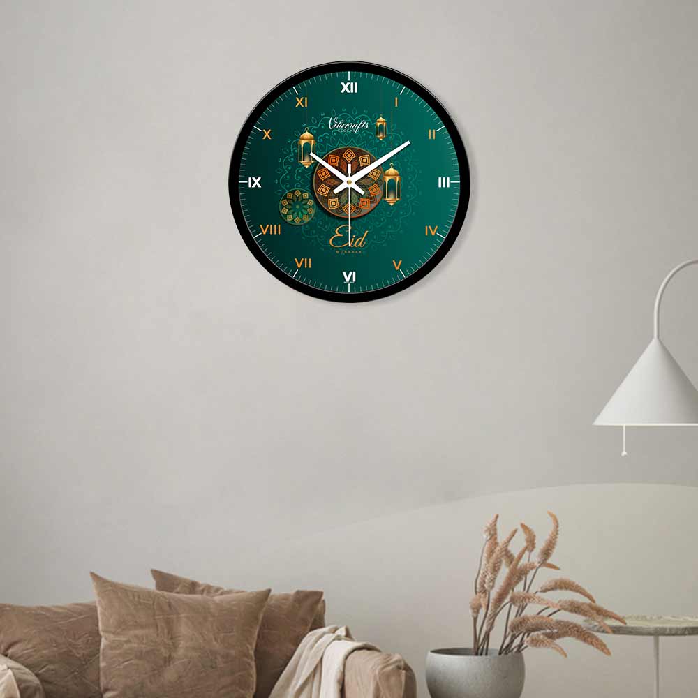 Eid Mubarak Beautiful Islamic Wall Clock