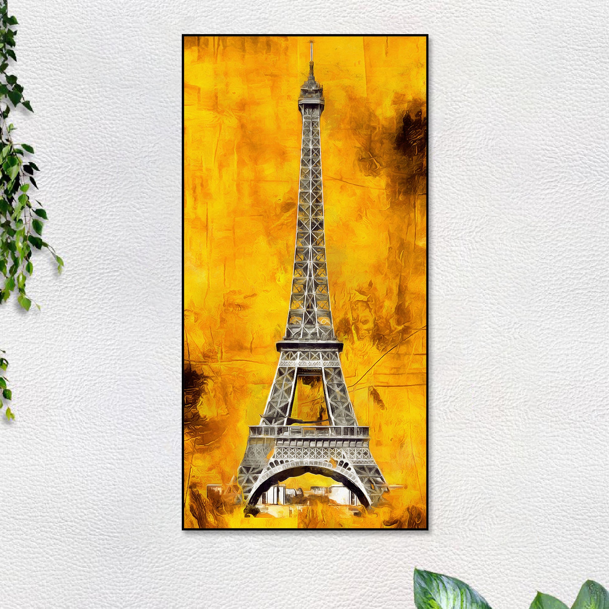 Eiffel Tower Floating Canvas Wall Painting