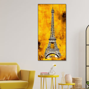 Eiffel Tower Floating Canvas Wall Painting