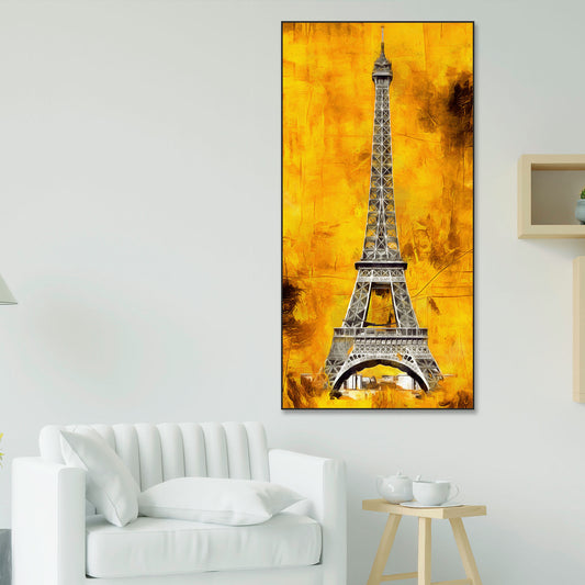 Eiffel Tower Floating Canvas Wall Painting