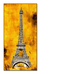 Eiffel Tower Floating Canvas Wall Painting