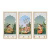 Elegance of the East Royal Mural Art Wall Frame Set of Three