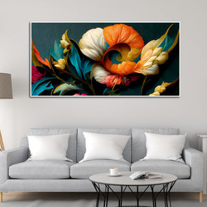 Elegant Floral Flower Artistic Art Canvas Wall Painting